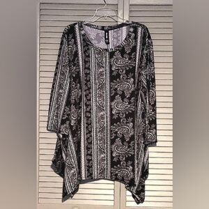 Agnes & Dora multicolored 3/4 sleeve blouse size XXXL